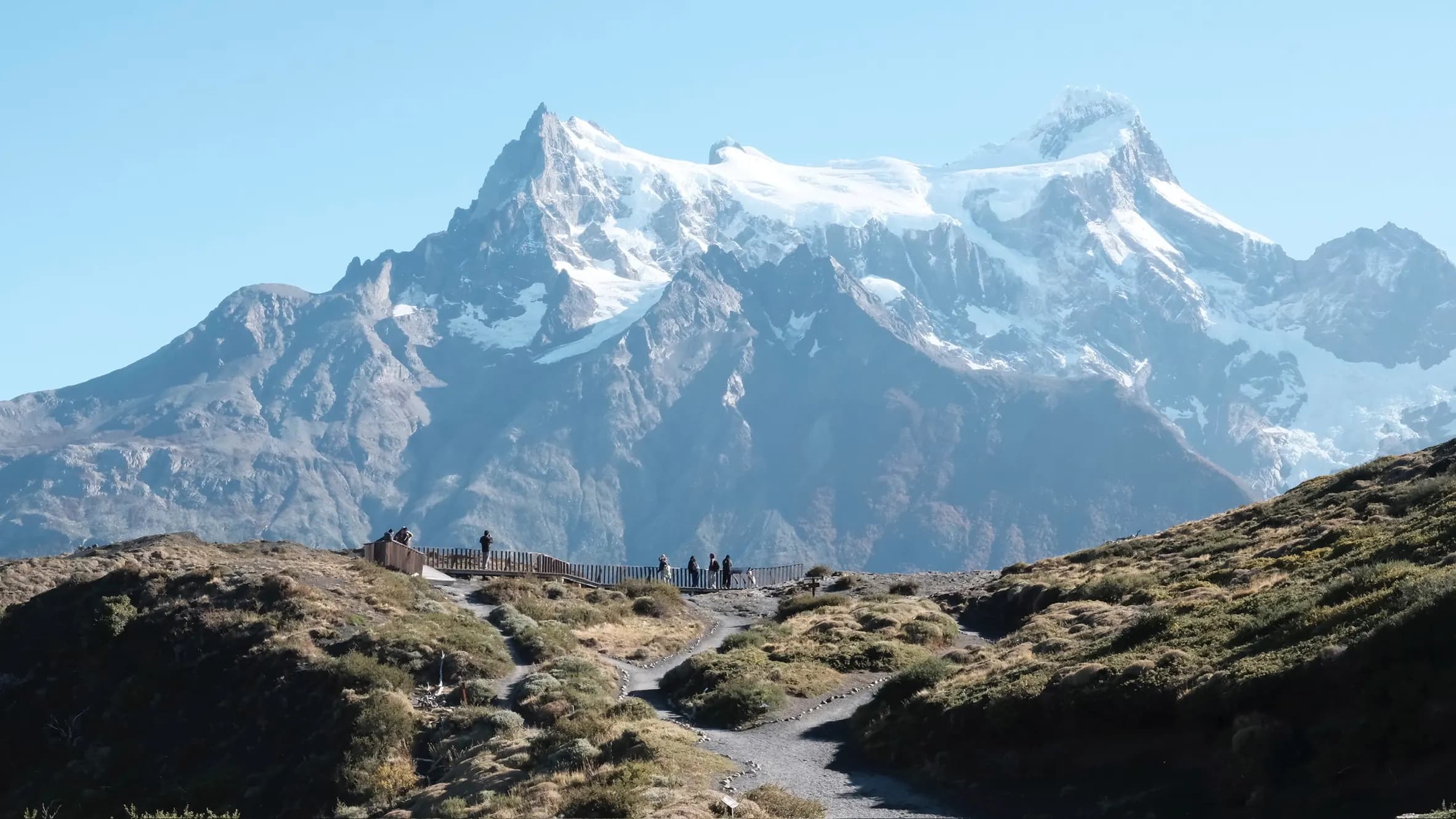 Paine Grande seen from the Salto Grande trail, Torres del Paine